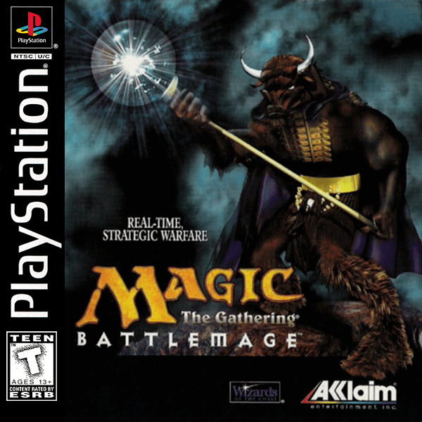 Magic The Gathering Battlemage box art for Playstation